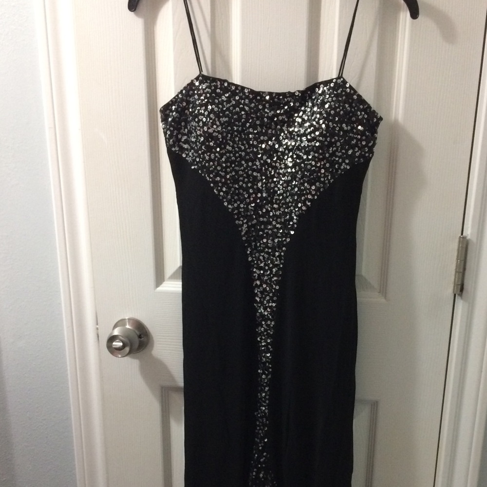 Black and Silver Elegant Marc Bouwer Dress